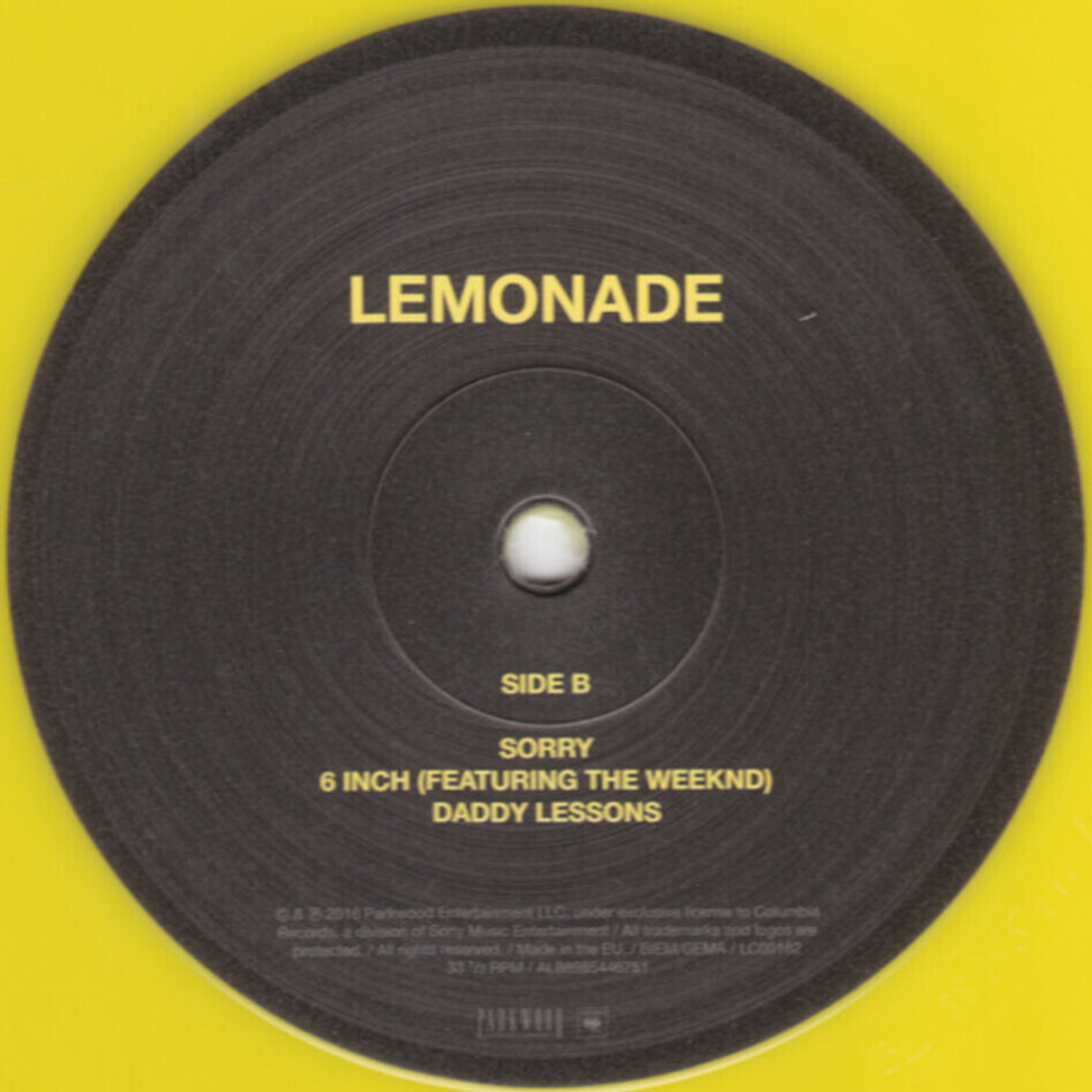 Beyonce / Lemonade (Coloured Vinyl)(Limited Edition)(2LP)