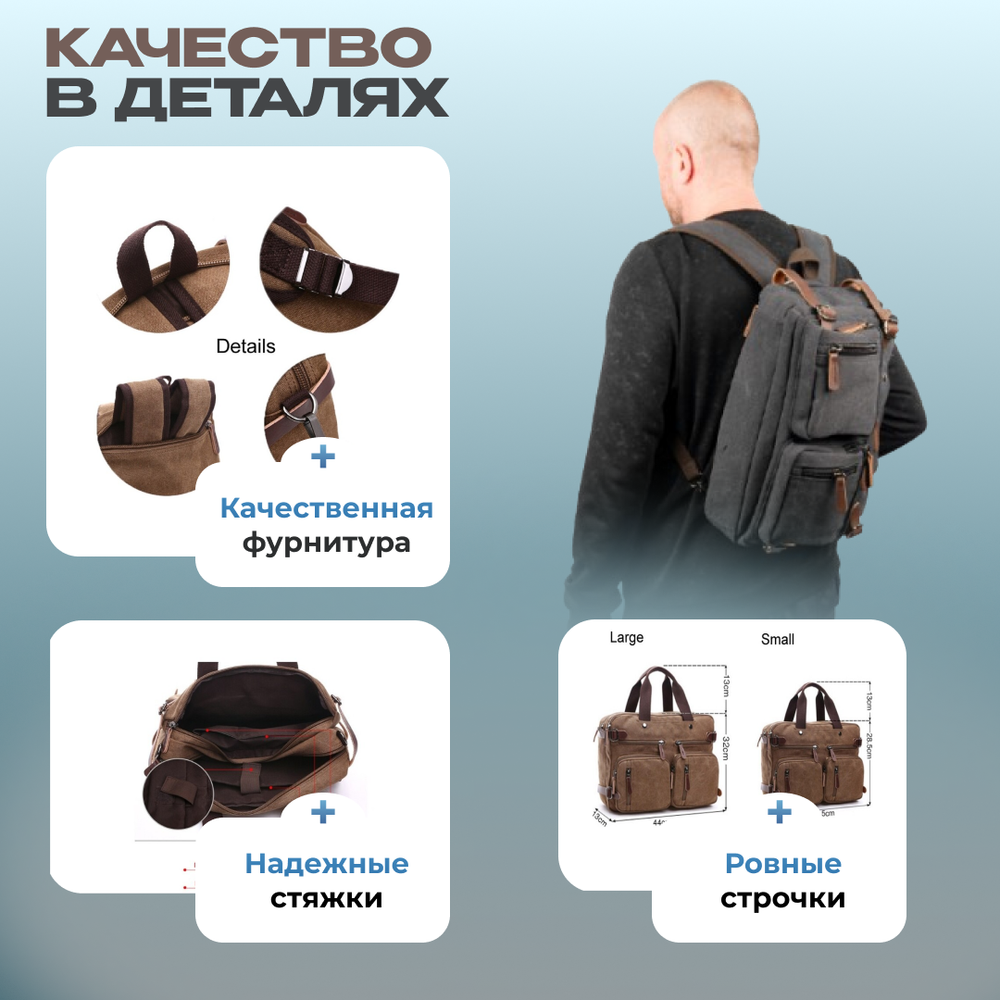 Сумка Классик - Кофейный