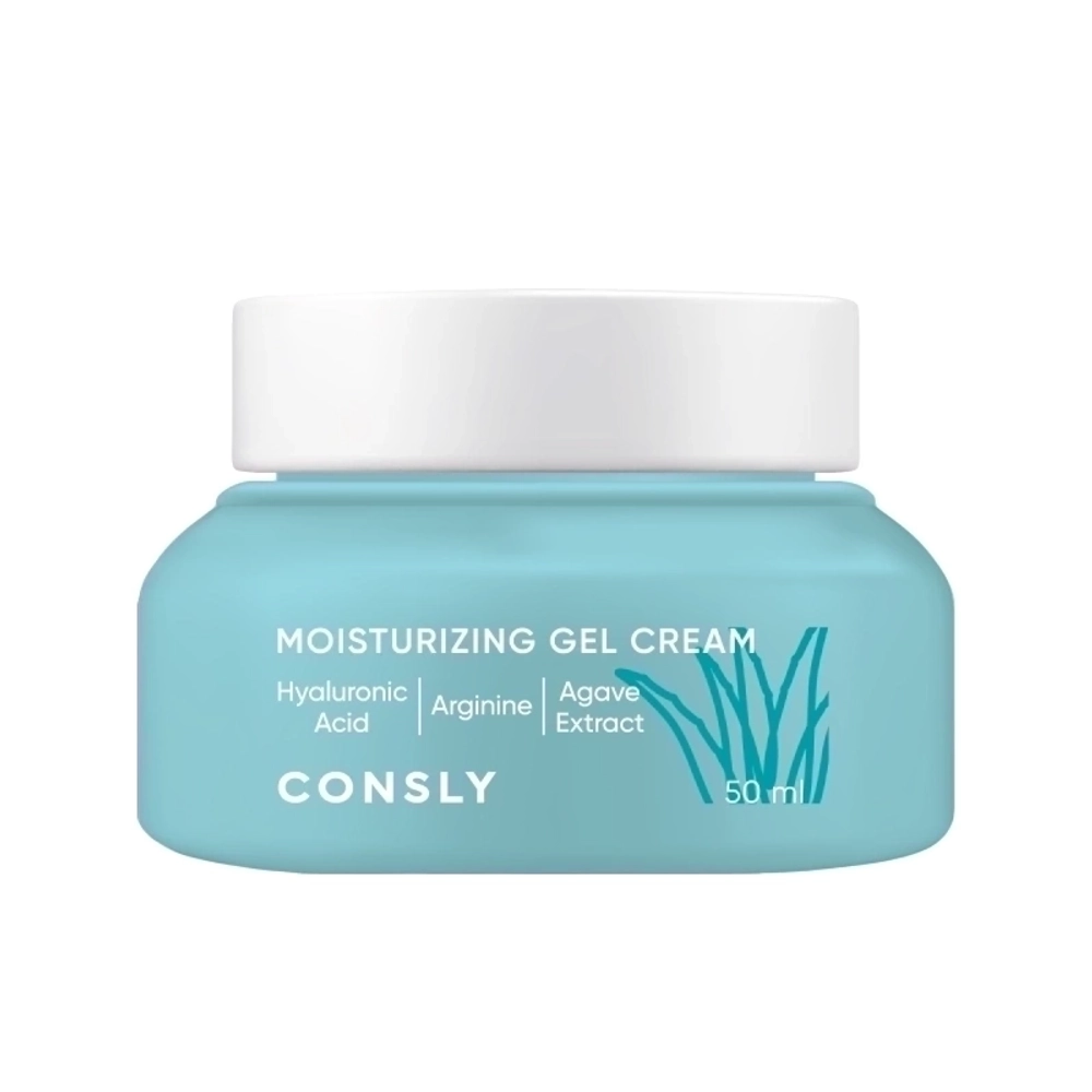 Крем-гель для лица с гиалуроновой кислотой, аргинином и агавой CONSLY Moisturizing Gel Cream 50 мл