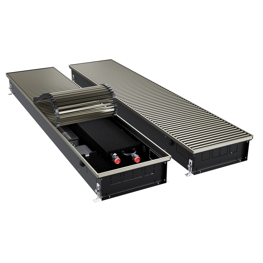 Конвектор внутрипольный Royal Thermo ATRIUM TURBO-110/300/1200-DG-U-LB