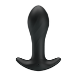 Черная анальная вибропробка 10,4см Pretty Love Anal Plug Massager BI-040067