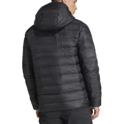 Мужская теннисная куртка Adidas Multi Essentials Down Hooded - black