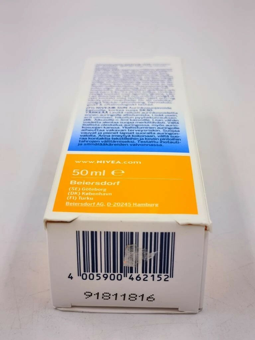 Солнцезащитный крем для лица NIVEA SUN, SPF 30 + Q10 Anti Age защита от морщин и пигментации 50 мл