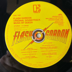 Винтажная виниловая пластинка LP Queen Flash Gordon (Музыка к Кинофильму Soundtrack Music) (Япония 1980) (Оби)