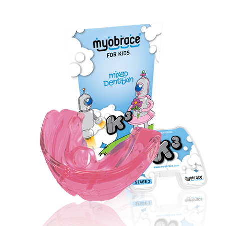 Трейнер Myobrace K3 Medium, розовый (для детей)