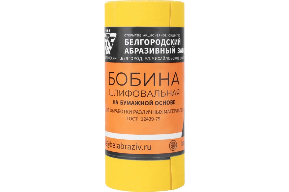 Шкурка на бумажной основе,LP41C (зернистьсть Р240, 115 мм, 5 м) мини-рулон Без бренда 75634