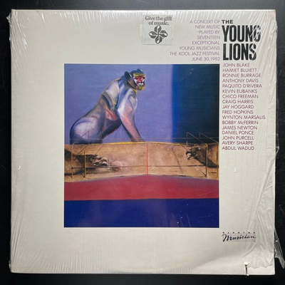 Сборник The Young Lions - A Concert Of New Music Played By Seventeen Exceptional Young Musicians - The Kool Jazz Festival June 30, 1982 2LP (США 1983г.)