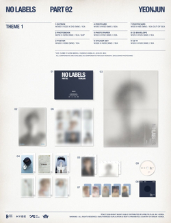 Альбом YEONJUN - NO LABELS : PART 02 2nd Mini Album RANDOM Version