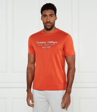 Футболка Tommy Hilfiger - оранжевый(MW0MW38621)
