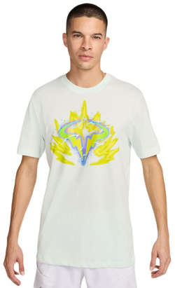 Мужская теннисная футболка Nike Court Dri-Fit Rafa T-Shirt - зеленый