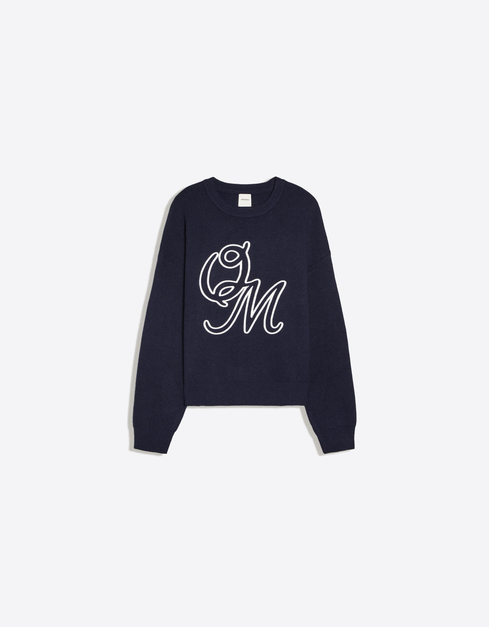 Мужской джемпер с круглым вырезом и вышивкой, арт. 3215/376 - BERSHKA