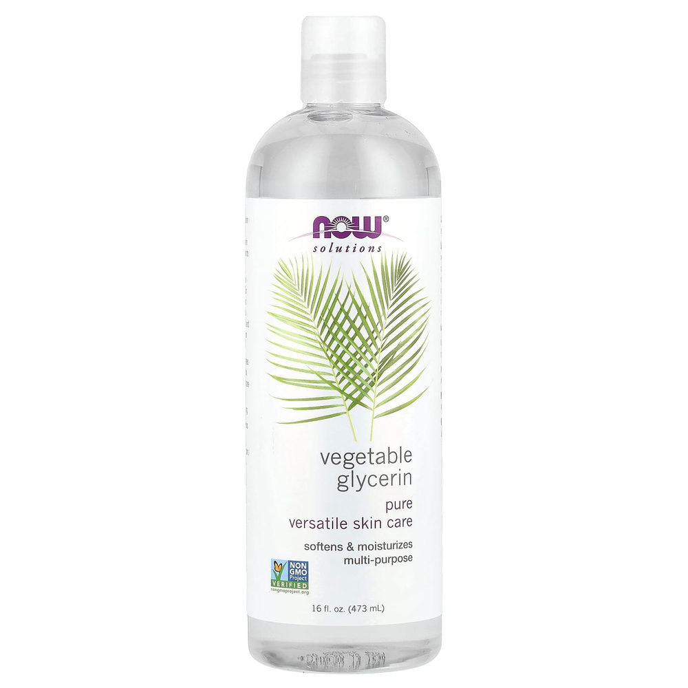 NOW Foods, Решения, растительный глицерин, 473 мл