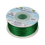 Шнур металлизированный ⌀1.0 мм, 100 м, цв. 07 зеленый, Gamma GC-001MC
