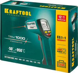 KRAFTOOL TRM-1000, -30° +950°С, пирометр инфракрасный (45703-950)