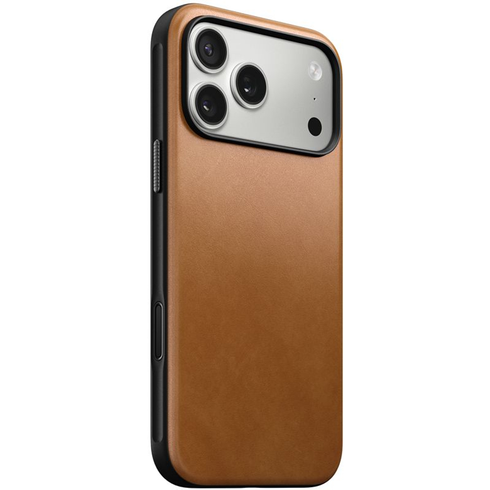 Чехол Nomad Modern Leather Case для iPhone 17 Pro English Tan