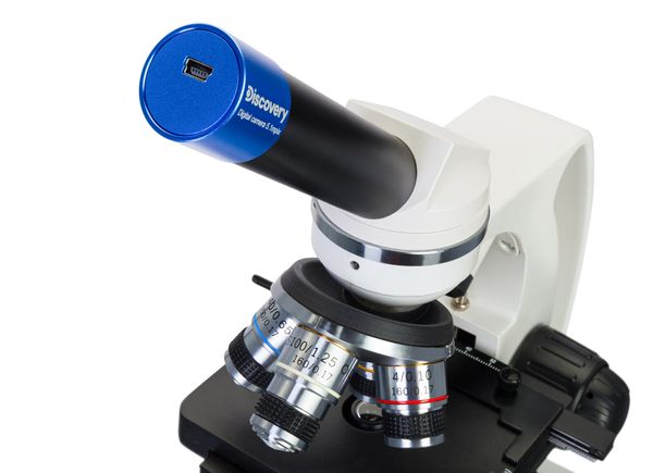 Микроскоп цифровой Levenhuk Discovery Atto Polar с книгой