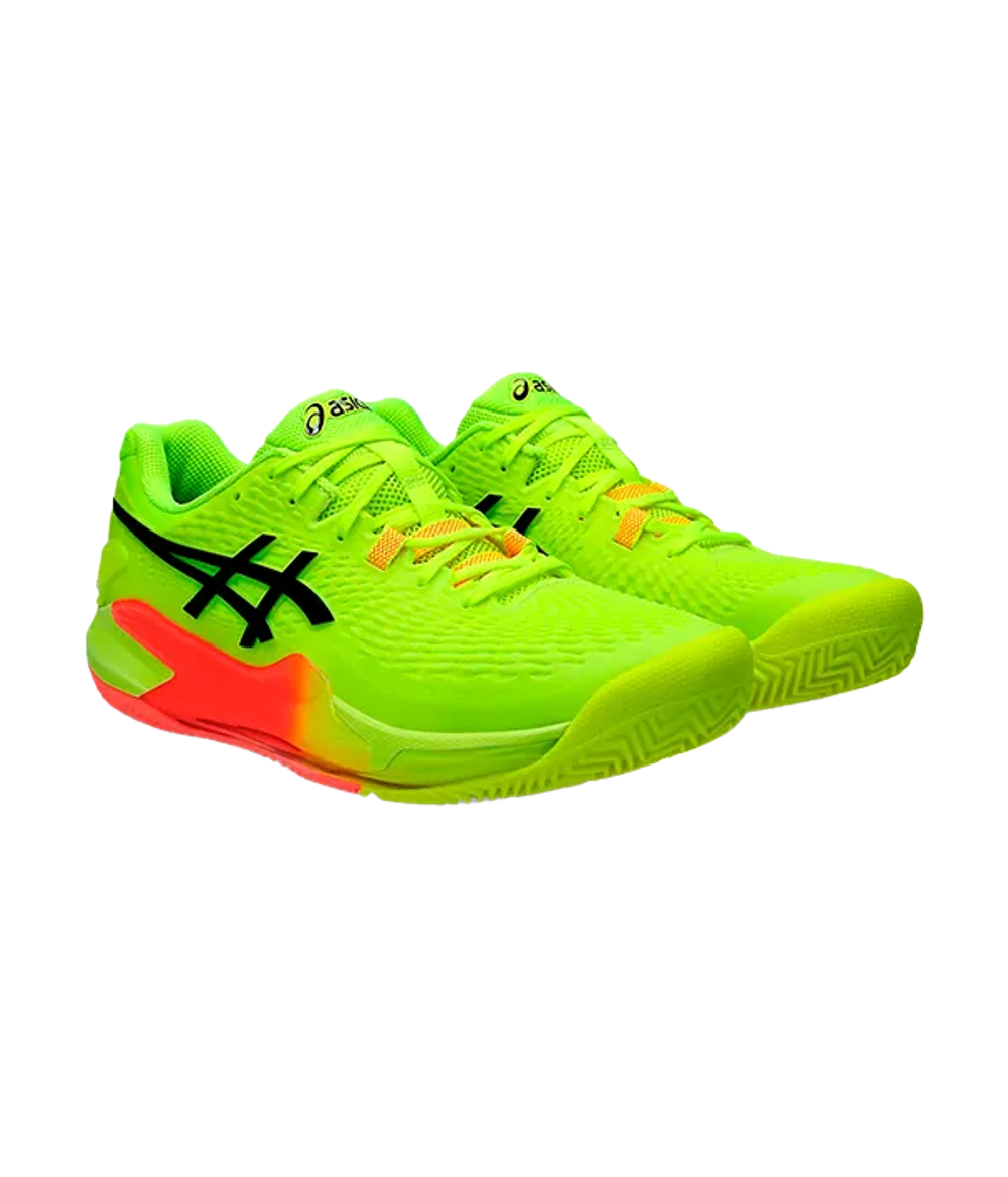Asics Gel-Resolution 9 Clay Paris Безопасность Желтый-Черные Кроссовки 2024