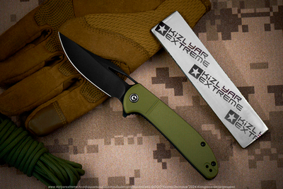 Нож Civivi Ortis C2013C сталь 9Cr18MoV BlackWash рукоять OD Green FRN