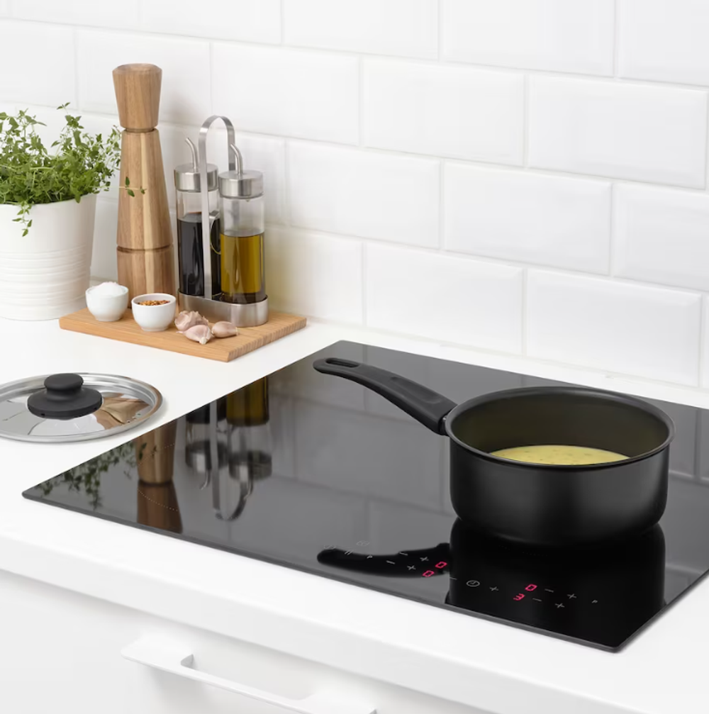 ХЕМЛАГАД HEMLAGAD Кастрюля с крышкой, 2 л, черная