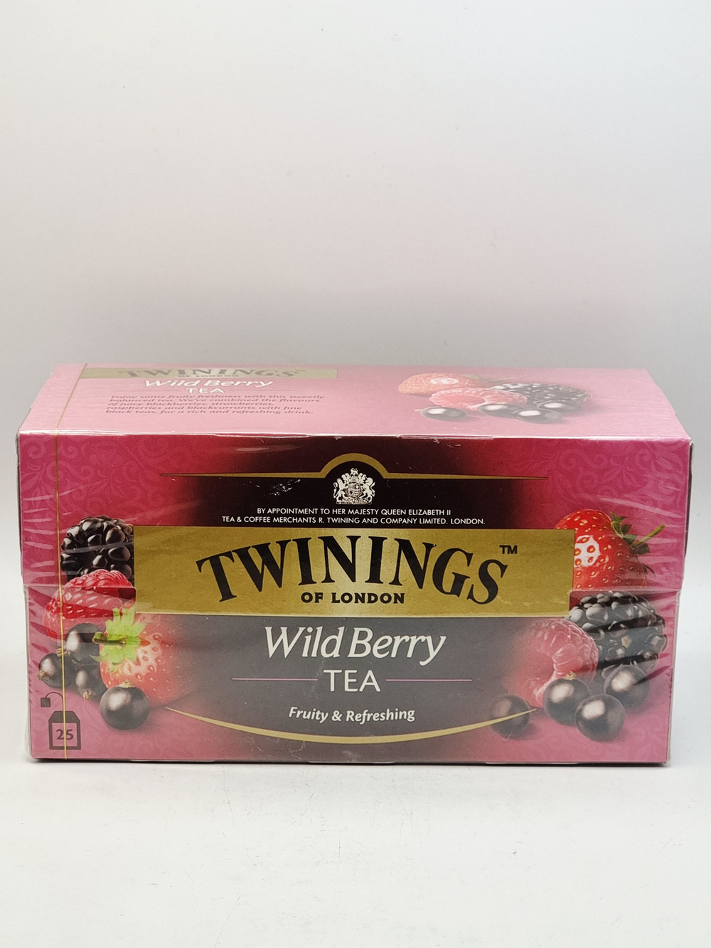 Чай черный Twinings "WildBerrry Tea" Лесные ягоды 25 пакетиков, 50 г (из Финляндии)