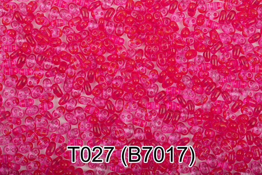 Бисер Gamma Twin 2.5х5 мм, 50 г, T027 розовый (B7017) 321-96001 Бисер Gamma Twin 2.5х5 мм, 50 г, T027 розовый (B7017) 321-96001