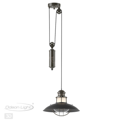 4164/1A NATURE ODL19 705 коричневый/прозрачный Подвес IP23 E27 1*60W DANTE