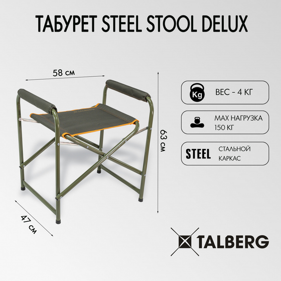 ТАБУРЕТ TALBERG STEEL STOOL DELUX