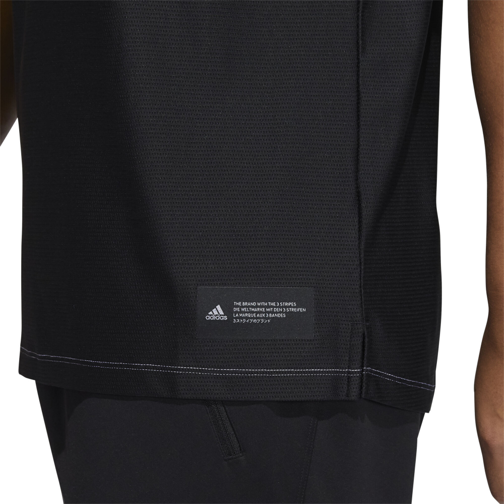 Мужское теннисное поло adidas Hype T-Shirt Men - Black, White