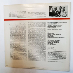 Винтажная виниловая пластинка LP Louis Armstrong and Duke Ellington Recording Together For The First Time (Japan 1978)