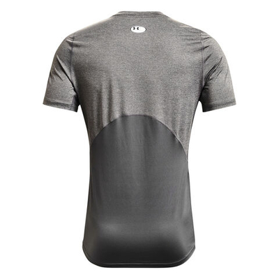 Мужское теннисное поло Under Armour Heatgear Fitted T-Shirt Men - Grey