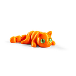 Мини котёнок игрушка антистресс, 10 см., апельсиновый цвет