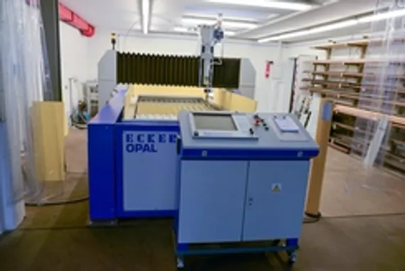 Станок гидроабразивной и плазменной резки Eckert OPAL WaterJet Combo