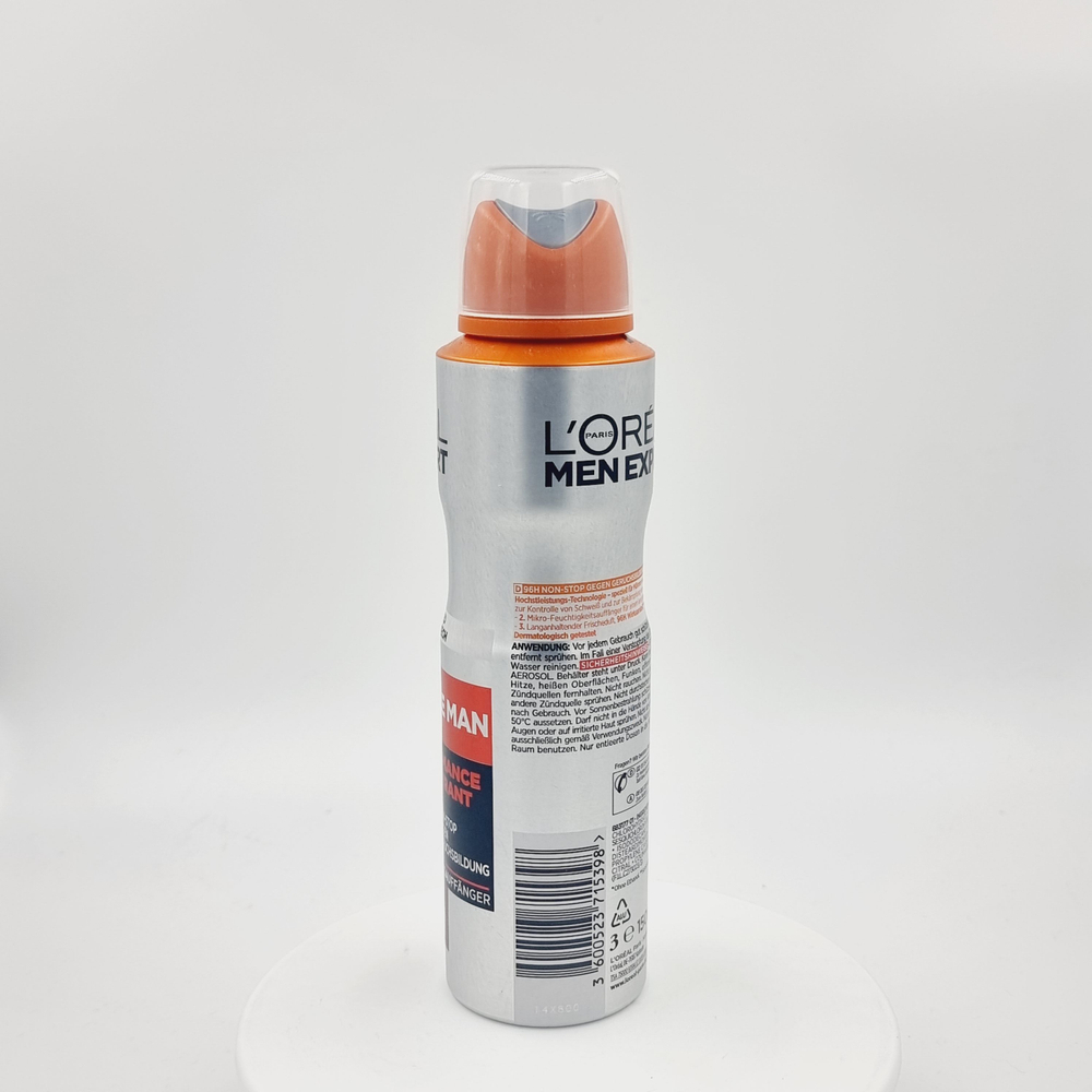 L'ORAL Men Expert Дезодорант-спрей Invincible High Performance 96 ч для мужчин 150 мл (Франция)