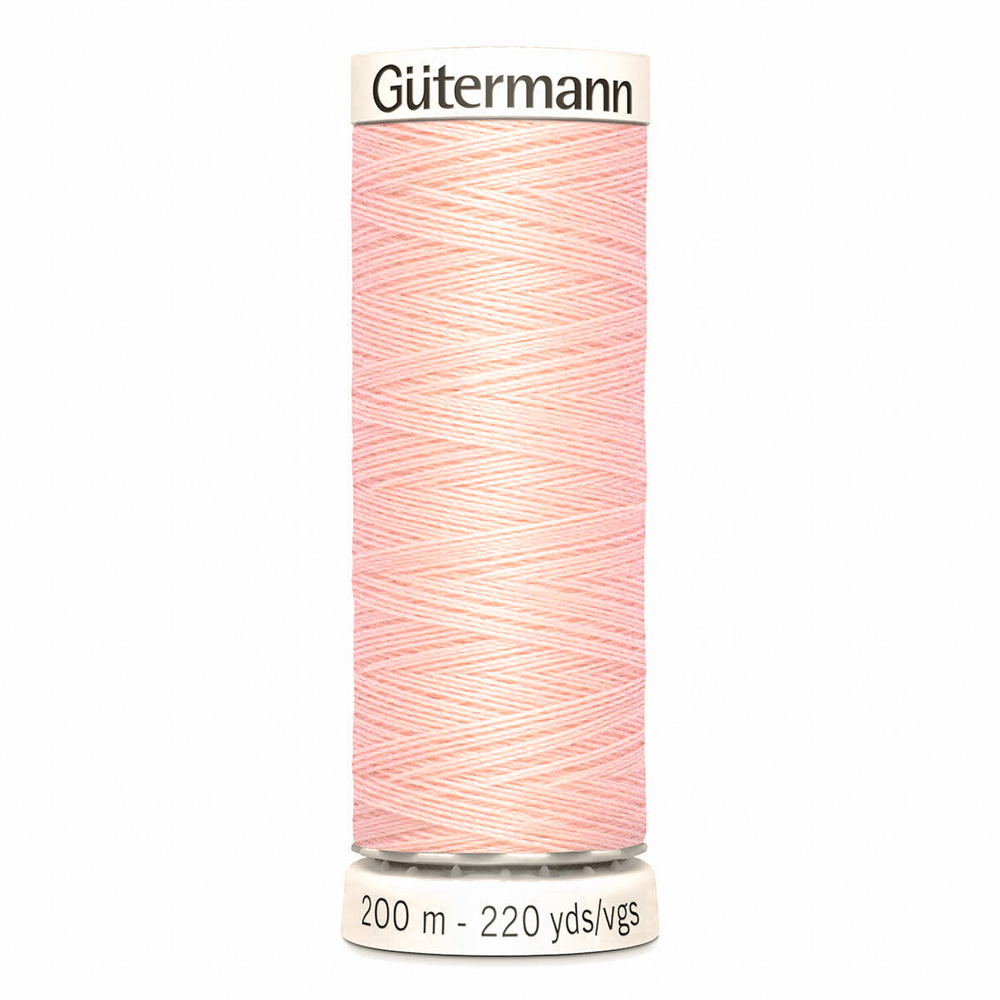 01 Нить Sew-All 100/200 м для всех материалов, 100% полиэстер Gutermann 748277 (659 св.персиково-розовый)