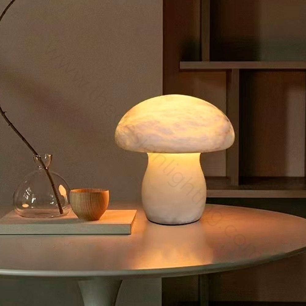 Table design lamp Alabaster Mushroom