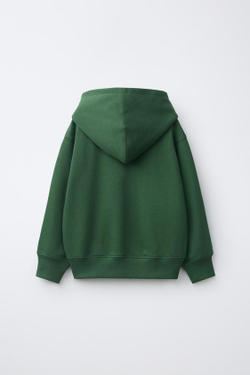 ZARA ХУДИ С НАДПИСЬЮ, ЗЕЛЕНЫЙ