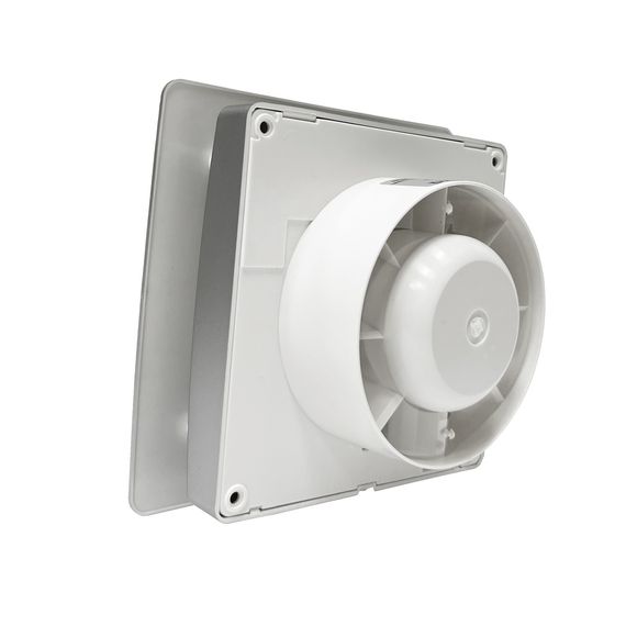 Вентилятор накладной Seicoi Floxy Design 100 Silver (SMAZ04-01 silver) с укороченной панелью
