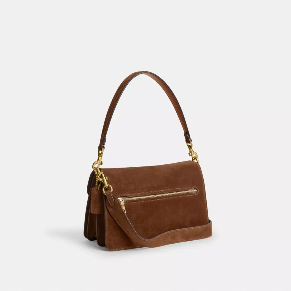 COACH СУМКА ЧЕРЕЗ ПЛЕЧО TABBY CHAIN, КОРИЧНЕВЫЙ