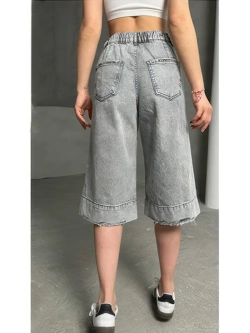 Шорты джинсовые удлиненные Багги baggy