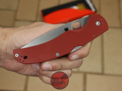 Нож Spyderco Native Chief - бургунди C244GP BRG