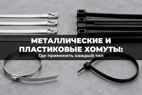 Металлические и пластиковые хомуты: где применять каждый тип Металлические и пластиковые хомуты: где применять каждый тип