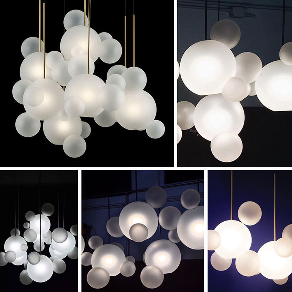 Bolle  3 lamps chandelier   by Giopatto