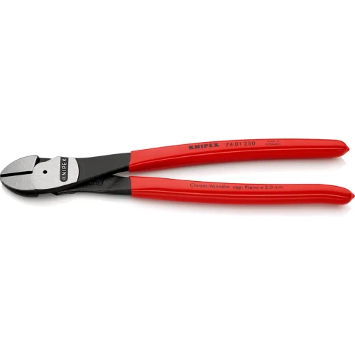 Кусачки боковые особой мощности черненые 250 мм Knipex 74 01 250