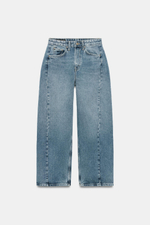 ДЖИНСЫ RELAXED СО СРЕДНЕЙ ПОСАДКОЙ — ZW COLLECTION — ZARA