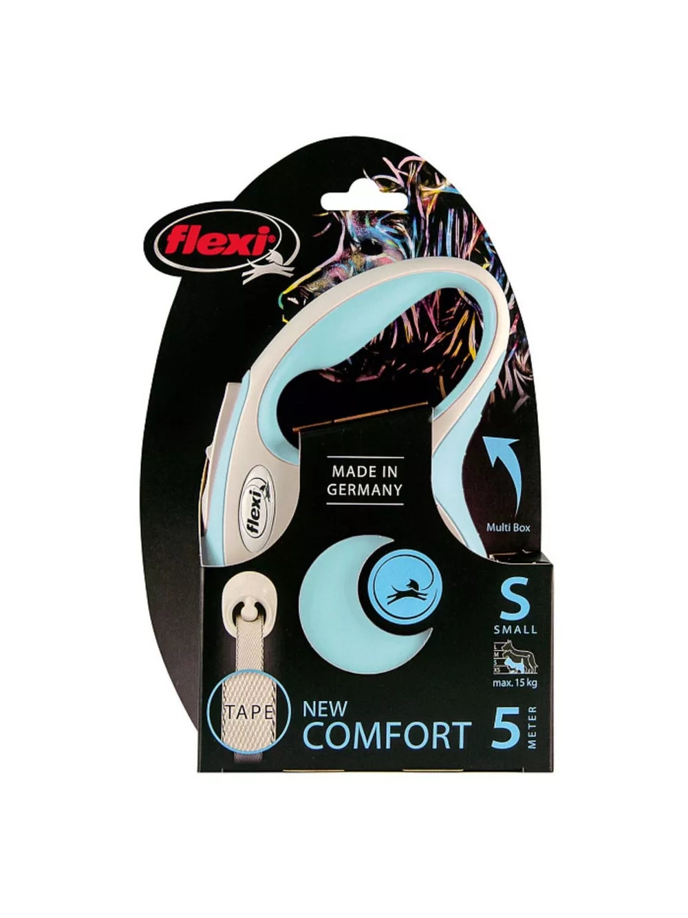 Поводок-Рулетка New Line Comfort S до 15кг лента 5м