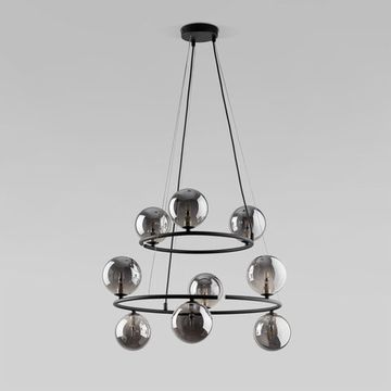 Подвесной светильник со стеклянными плафонами 9*G9 6845 графит Anabelle TK Lighting
