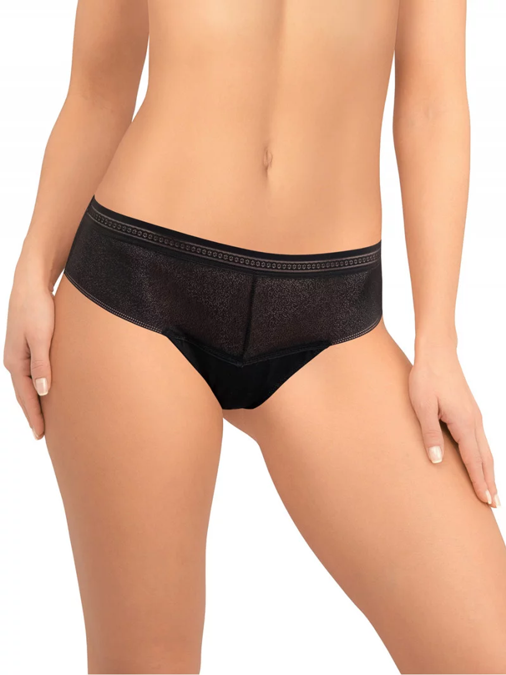 Трусики B5039 Mesh Amoret (nero черный XL)