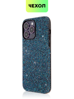 Чехол BROSCORP для Apple iPhone 14 Pro Max оптом (арт. IP14PROMAX-CRYSTAL-BLUE)