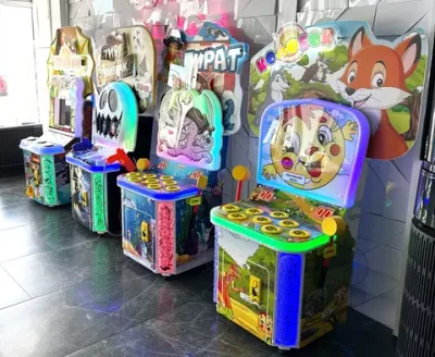 Готовый бизнес: игровая площадка 25 м² с 16 детскими автоматами (автономна, без сотрудников)