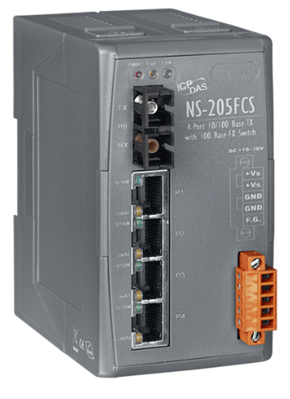 Коммутатор ICP DAS NS-205FCS CR